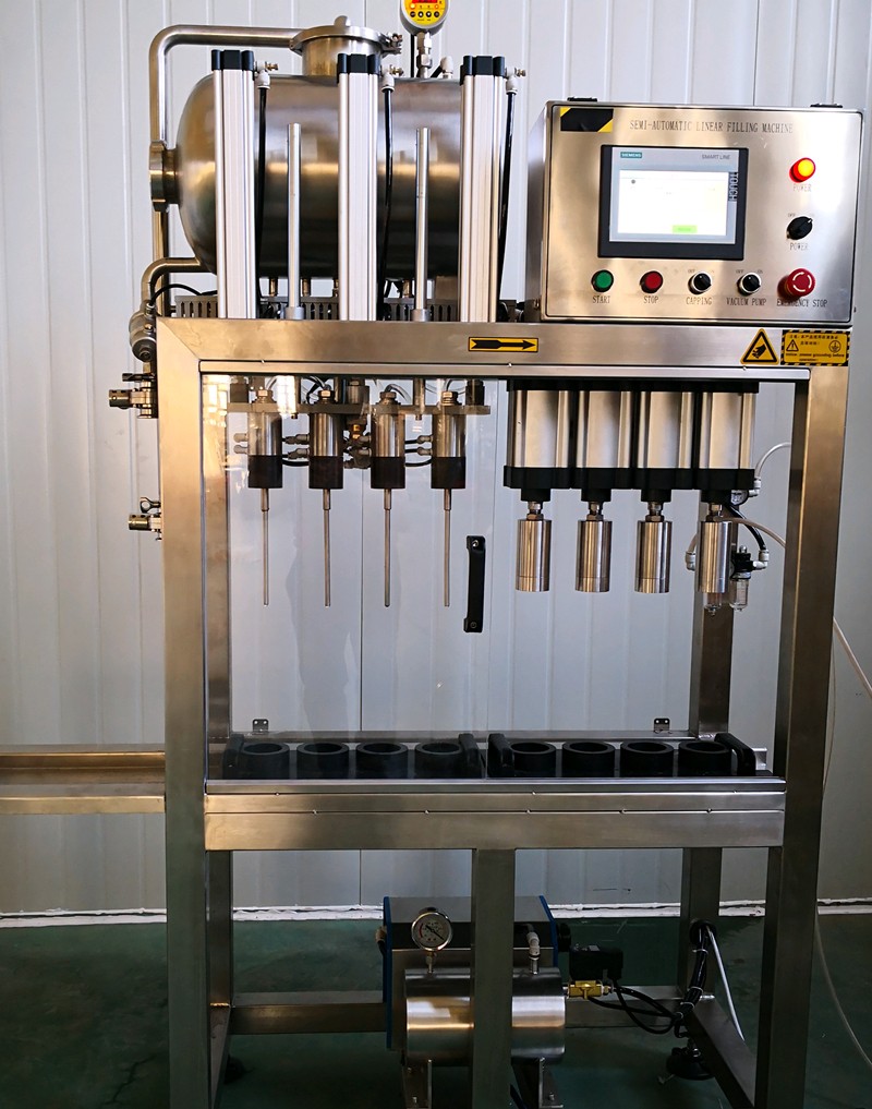 4&4-beer filling machine-beer filler-capper-glass bottle filler.jpg